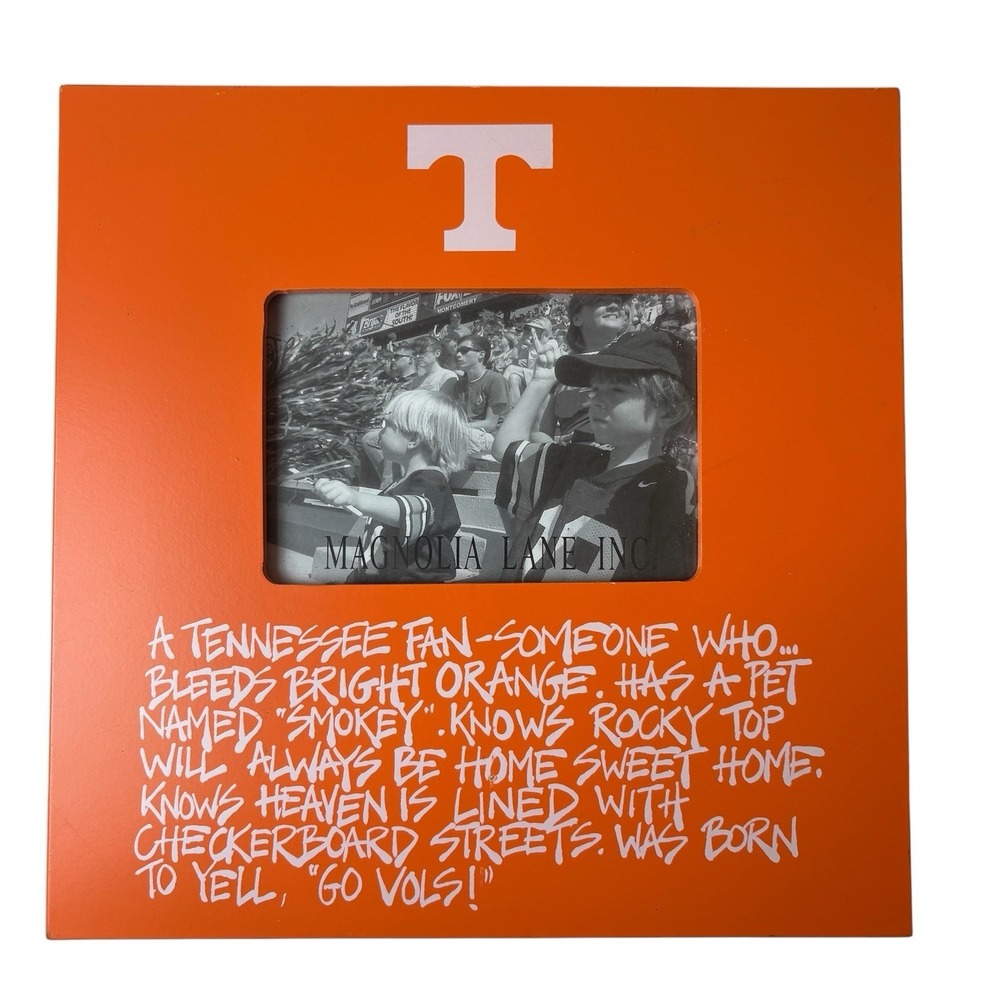 Magnolia Lane Collection Univ Of Tennessee Vols Picture Frame 4 X 6 Pic Size